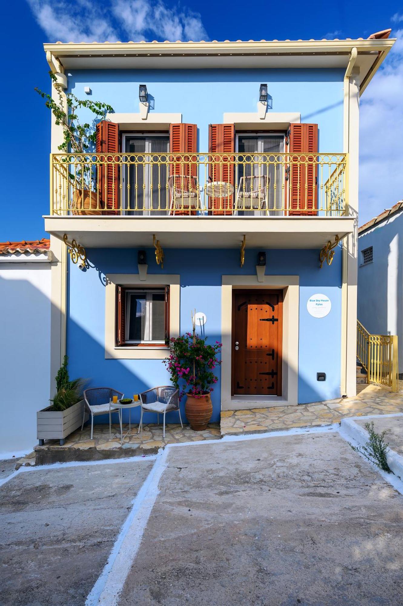 Aparthotel Blue Sky House Pylos Exterior foto