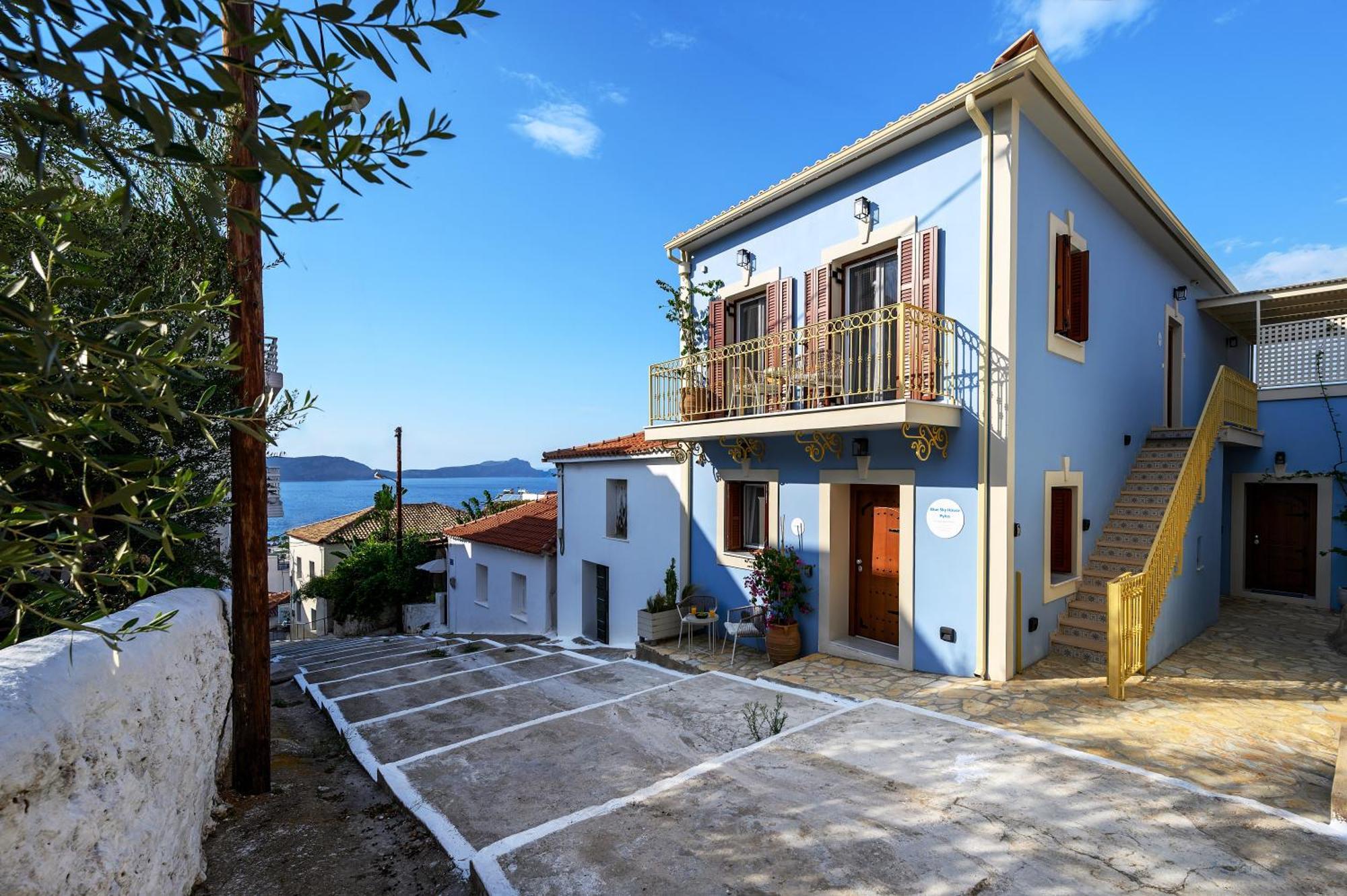 Aparthotel Blue Sky House Pylos Exterior foto